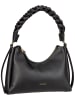 COCCINELLE Handtasche Boheme Grana Double in Noir/Cognac