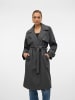Vero Moda Mantel in Dark Grey Melange