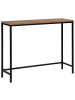 Beliani Konsolentisch TULIA in Braun/Schwarz - (W) 100 x (H) 81 x (L) 30 cm