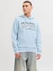 Jack & Jones Kapuzenpullover in Celestial Blue