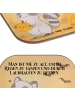 Mr. & Mrs. Panda Holz Untersetzer Waschbär Kürbis Design mit Spruch in Weiß