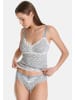 Vive Maria Wäscheset: Top mit Slip Blue Love in grau meliert allover