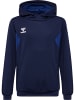 Hummel Hummel Kapuzenpullover Hmlauthentic Multisport Kinder Atmungsaktiv Schnelltrocknend in MARINE