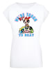 F4NT4STIC Extended Shoulder T-Shirt Powerpuff Girls Tough To Beat in weiß