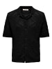ONLY & SONS Strick-Shirt in Black