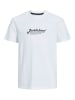 JACK & JONES Junior Loungewear-Set JJBEAU HOOD/TEE/SHORTS JNR in chambray blue