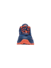 Trollkids Wanderschuh Hiker Low "Sandefjord" in Mystik Blau / Orange