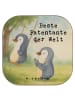 Mr. & Mrs. Panda Bierdeckel Pinguin Beste Erfindungante der Welt De... in Weiß