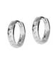 schmuck23 Gold Creolen 925 Silber 0,3 cm x 1,2 cm