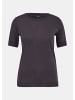 comma T-Shirt kurzarm in Blau