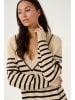 Kaffe Kleid KAjuno Regular fit in Feather Gray Mel/ Black Stripe
