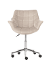 Beliani Bürostuhl LABELLE in Beige - (W) 62 x (H) 83 x (L) 62 cm