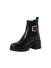 Victoria Tamaris Chelsea-Stiefeletten aus Leder mit Absatz Schwarz