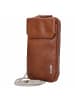 Zwei Mademoiselle MP30 - Handytasche 19 cm in cognac