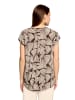 Betty Barclay Schlupfbluse kurzarm in Braun/Beige