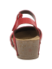 *art Keilsandalette in rot