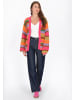 myMo Cardigan in pink multicolor
