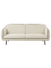 Beliani 2-tlg 3-Sitzer Sofa TONSBERG in Beige/Schwarz