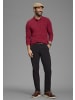 Man's World Langarm-Poloshirt in bordeaux
