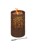 relaxdays Feuertonne in Braun - (H)60 x Ø 37 cm