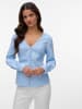 Vero Moda Popelin Hemd in Cashmere Blue