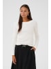 Kaffe Strickpullover KAlizza Tight fit in Chalk