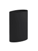 relaxdays Messerblock in Schwarz - (B)16,5 x (H)22 x (T)6,5 cm