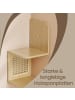 VASAGLE Eckregal Ellan in Eichenbeige - (B)20 x (H)126 x (T)20 cm
