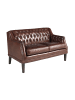 Angel Cerdá Angel Cerdá Chester 2‑Sitzer Sofa aus cognacbraunem Leder Modell 6290