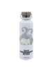 Mr. & Mrs. Panda große trinkflasche Pinguin Bester Lieblingsmens... in Weiß