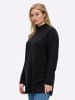 sheego Longpullover in schwarz