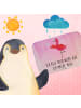 Mr. & Mrs. Panda Badematte Flamingo Yoga mit Spruch in Aquarell Pink