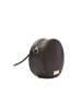 Pompei Donatella Braun Leder Damen Umhänge- Tasche