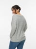 Vero Moda Strickjacke in Light Grey Melange