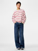 Pieces Langarmshirt in Roseate Spoonbill