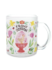Mr. & Mrs. Panda Glas Ostern Ei ohne Spruch in Transparent