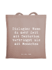 Mr. & Mrs. Panda Tasche Spruch Biologin Bakterienliebe mit Spruch in Braun Pastell