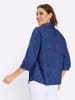 WITT WEIDEN Baumwoll-Bluse in royalblau