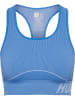 Hummel Hummel T-Shirt Hmlte Multisport Damen Dehnbarem Schnelltrocknend Nahtlosen in RIVIERA/BLUE BELL MELANGE