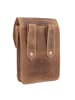 Greenburry Vintage Gürteltasche Leder 11 cm in brown