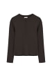 Polo Club T-Shirt WOMAN ALTHEA LONG SLEEVE SLIM FIT in Dunkle Schokolade