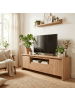 CALICOSY TV-Möbel SOREN in Helles - (W) 163,5  x (H) 59  x (L) 40  cm
