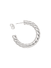 IZIA Women Hoop Earrings in Silver