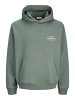 JACK & JONES Junior Hoodie JORNORREBRO TYPO BACK SWEAT HOOD JNR in laurel wreath