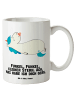 Mr. & Mrs. Panda Jumbo Tasse Einhorn Schnuller mit Spruch in Weiß