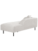 Beliani Chaiselongue LE CRAU in Grau/Schwarz - (W) 170 x (H) 65 x (L) 84 cm