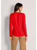 MADELEINE Elegante Bluse mit asymmetrischem Saum in rot