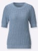 WITT WEIDEN Kurzarm-Pullover in bleu