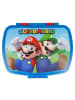 Super Mario Super Mario Kinder Brotdose – Lunchbox Pausenbox Schulbrotbox in Rot