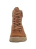 WALDLÄUFER Schnür-Stiefeletten für Damen in cognac
